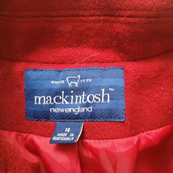 Mackintosh New England Wool Jacket | Red | Medium - Picture 3 of 4